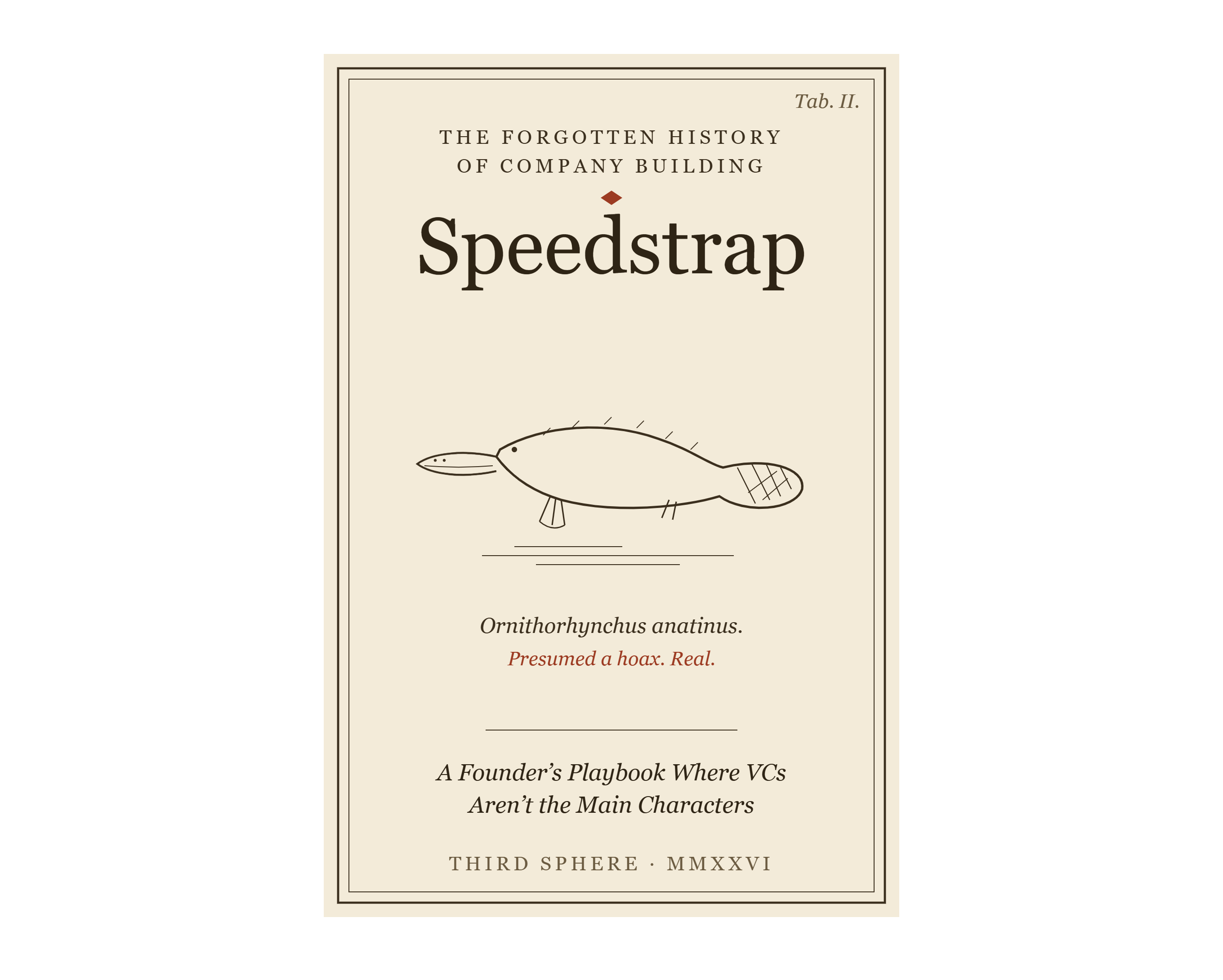 Speedstrap — The Forgotten History of Company Building